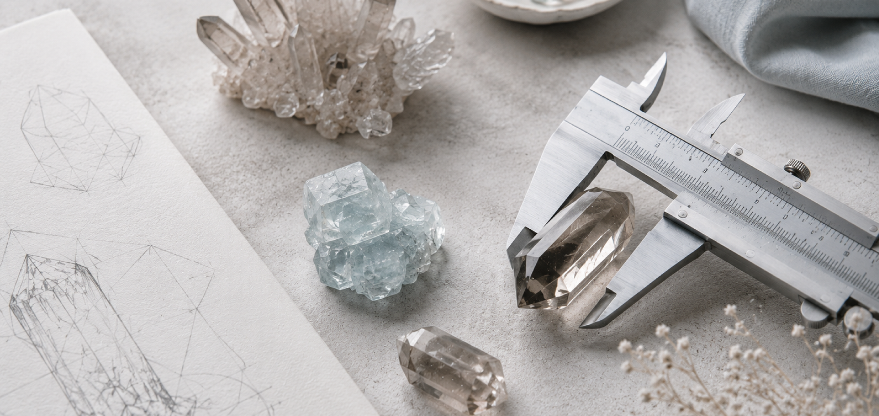 Natural stones and crystal jewelry